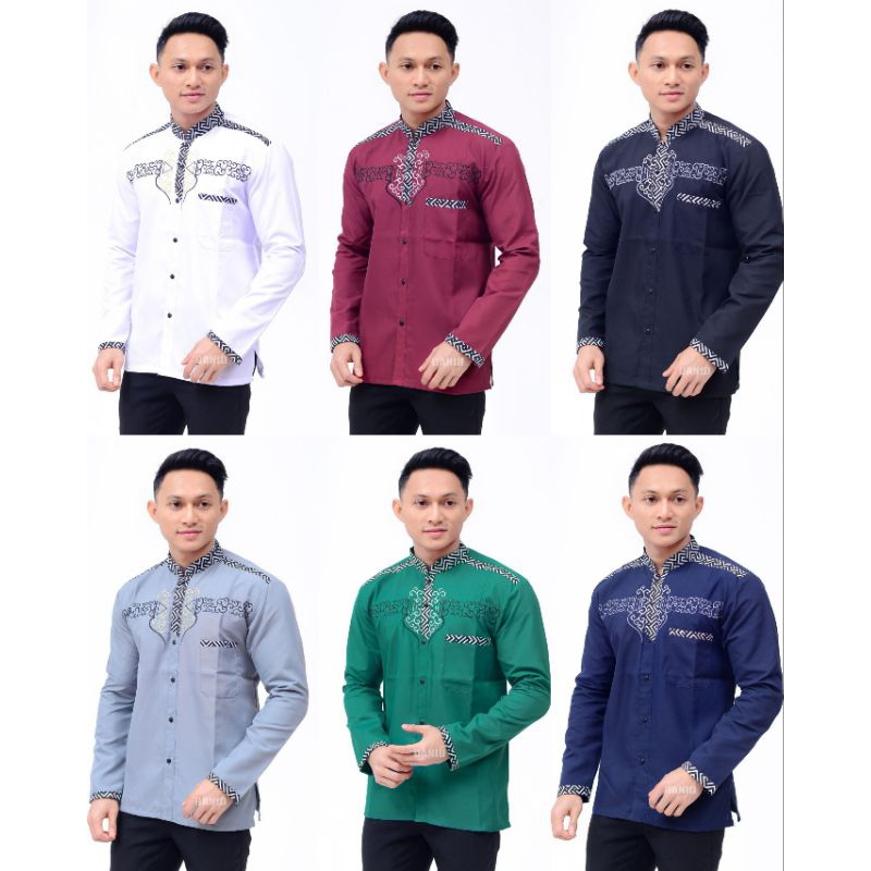 KRMEJA BATIK PRIA LENGAN PANJANG SIZE M L XL XXL