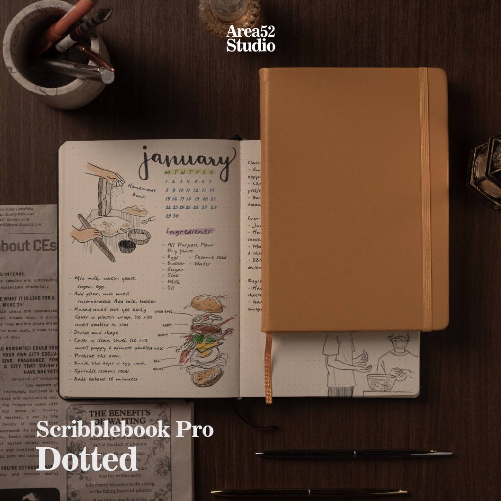 

Scribblebook Pro DOTTED - Dotted Journal