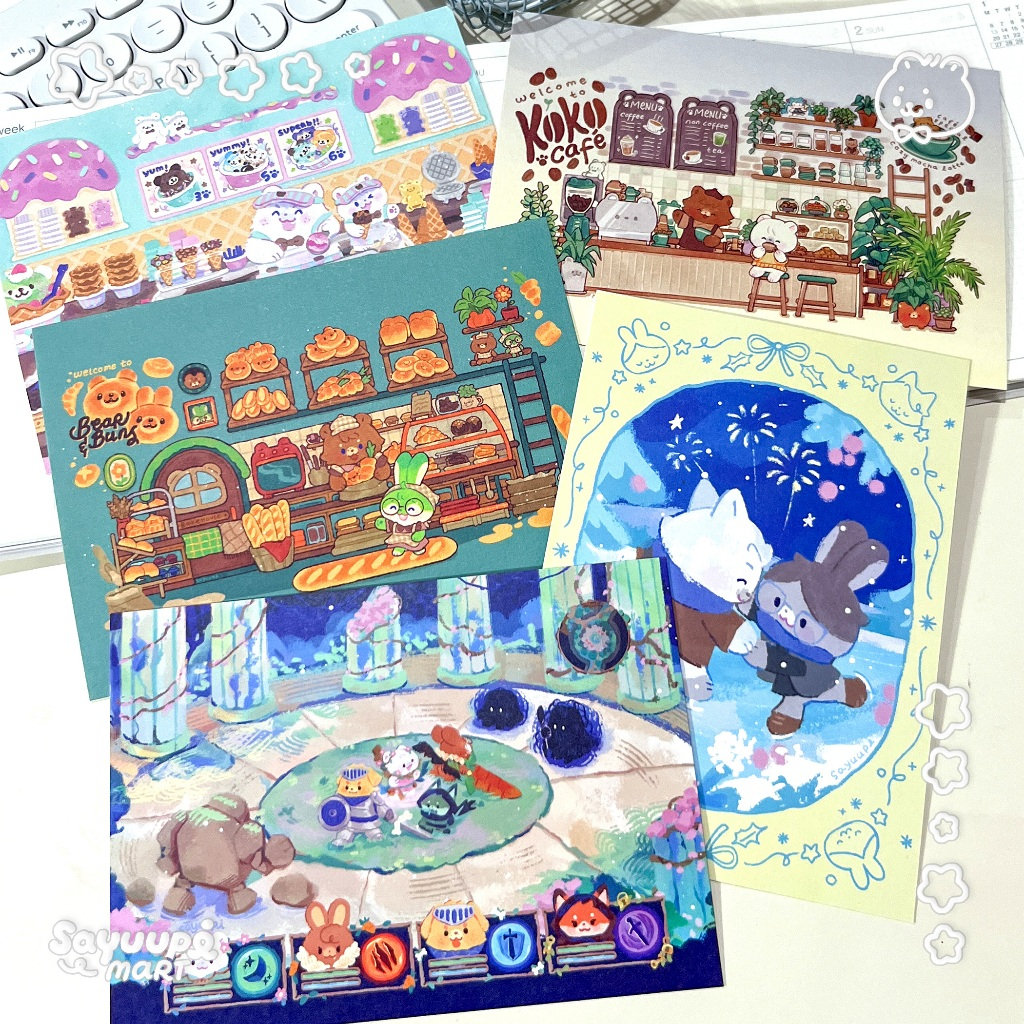 

[PREORDER] Mini Art Prints A6 - Group 1