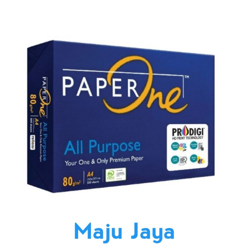 

KERTAS HVS A4 80 GRAM PAPERONE
