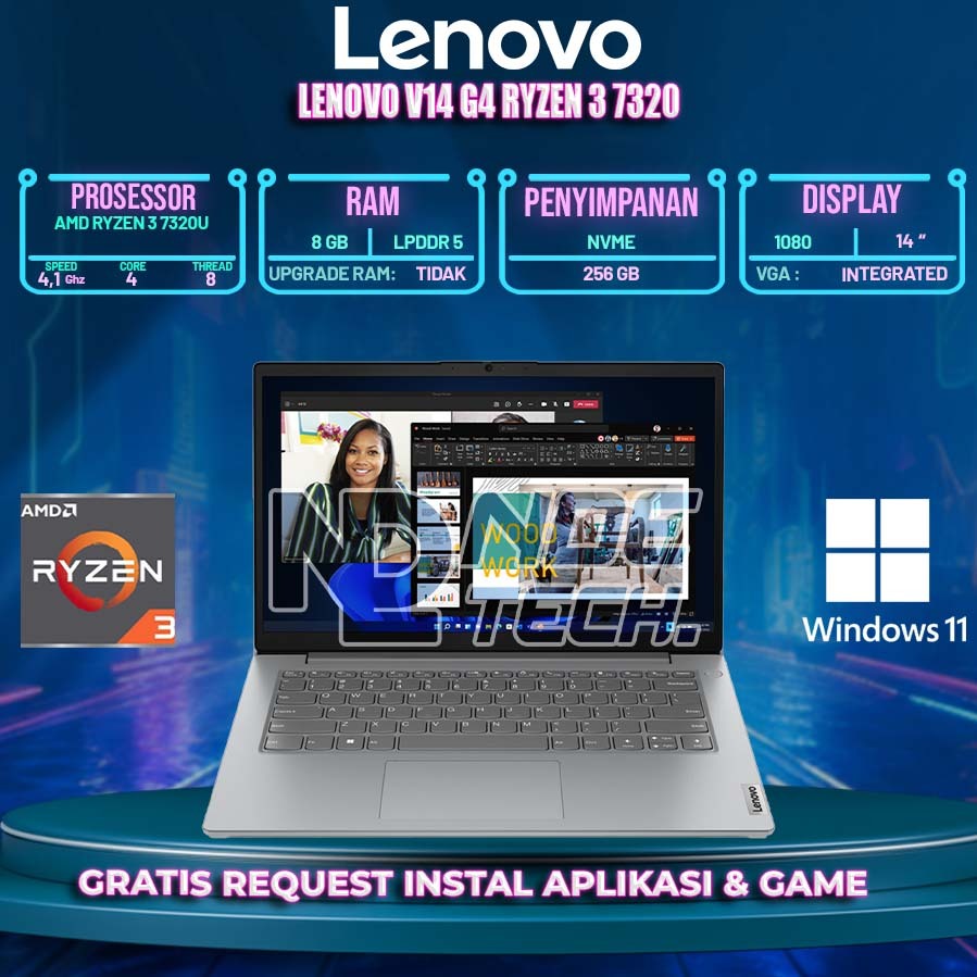 LENOVO V14 G4 RYZEN 3 7320