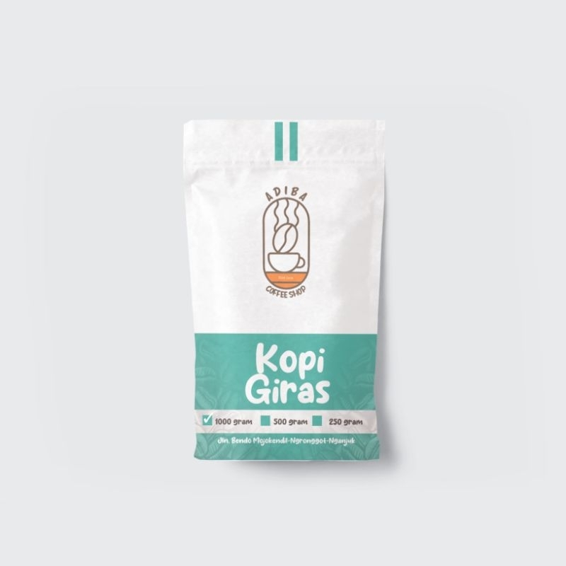 

Kopi Bubuk Giras Ekonomis Kemasan 1000 Gram Murah