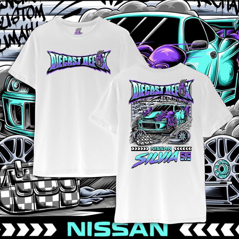 merchandise T-shirt diecast depok nissan silvia s 15