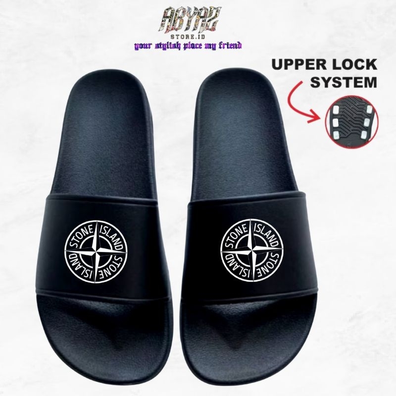 (COD)SANDAL DISTRO STONE ISLAND SANDAL SLIDE SANDAL SLIP-ON SANDAL PRIA SANDAL WANITA SANDAL TERKINI