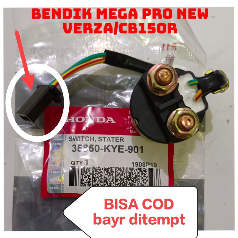 bendik / relay starter Honda Tiger,Mega pro new,Verza 150,cb150