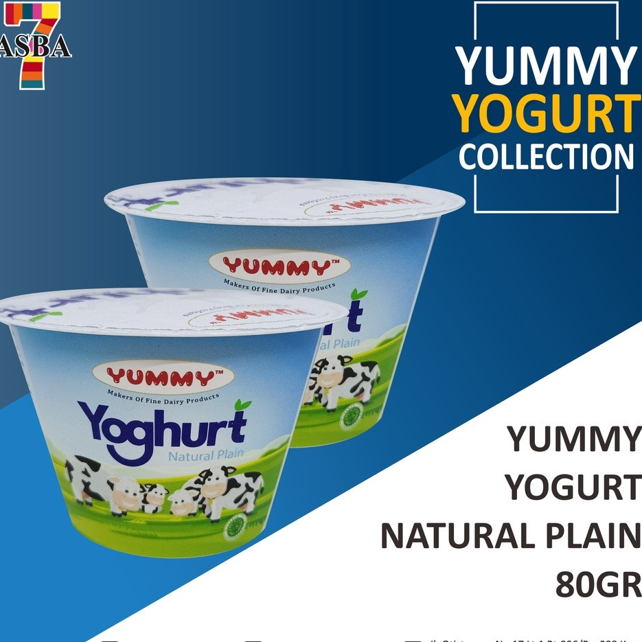 

YUMMY YOGHURT NATURAL PLAIN 80G