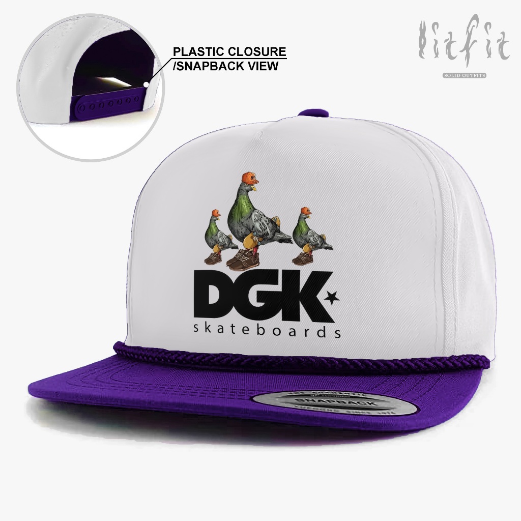 SD1 DGK - Topi Klasik Skateboards Tali /Topi Snapback Pria /Topi Trucker Jaring /Topi Distro Skena O