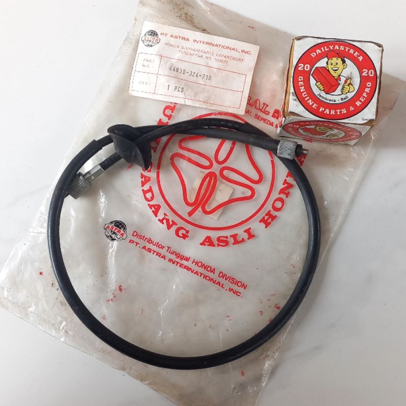 TALI CABLE KABEL SPIDO SPIDOMETER SPEEDOMETER HONDA CG110 CG125 CB125 ORIGINAL ORI 44830-324-710