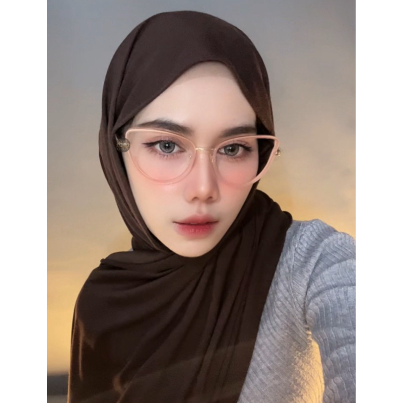 Kacamata Photochromic Minus Wanita Cat Eye | Kacamata Blueray/Photochromic | Frame 98525