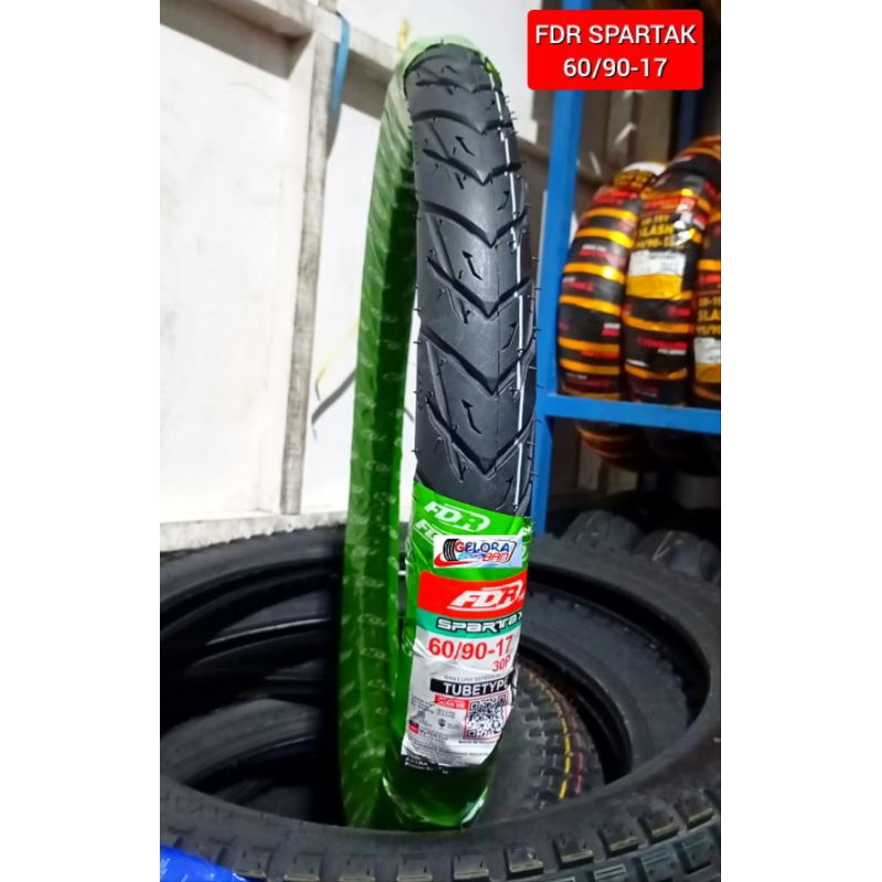 Ban FDR Spartak 60/90-17 Tubetype / Bukan Tubeless ban montor ring 17 ban FDR 60/90-17 ban 60/90-17 