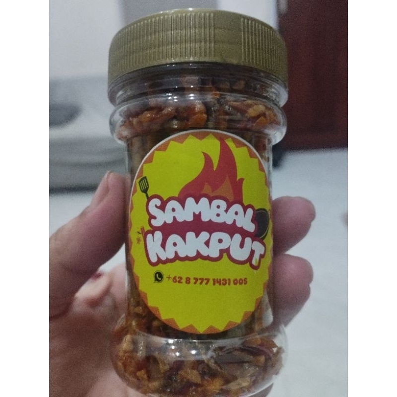 

Sambal Teri tempe
