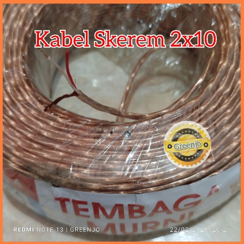 Kabel Skerem isi 3 tembaga Kabel Head isi 3 Tembaga 2x10