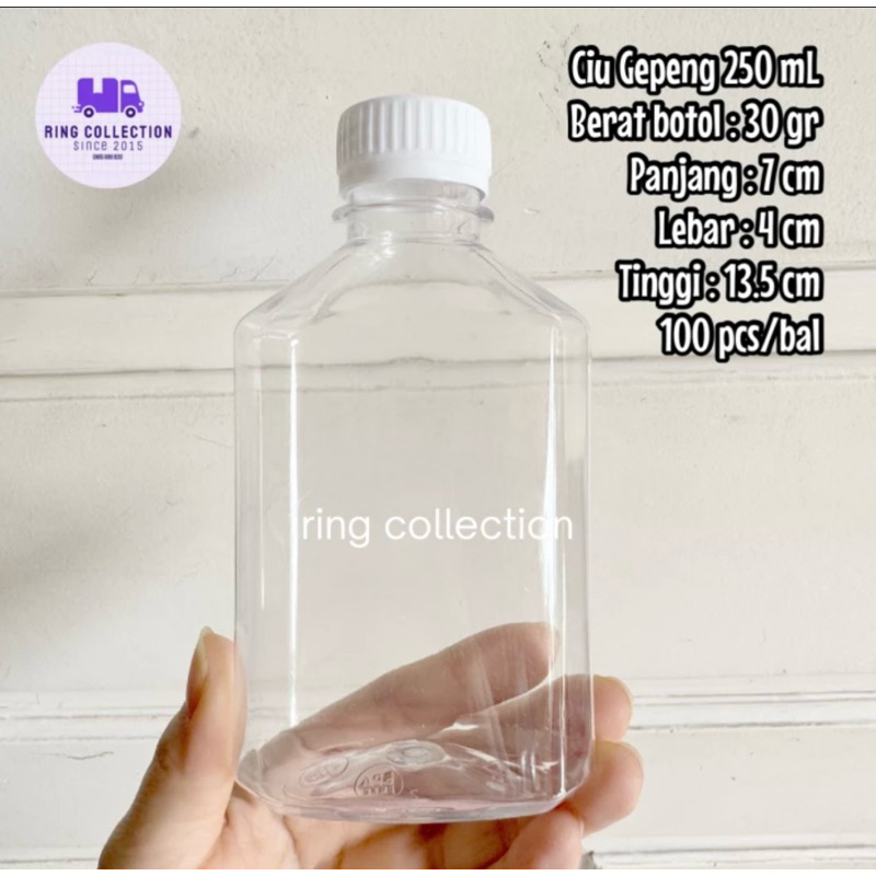 Botol Kopi Cu 250 ml botol kemasan plastik 250 ml