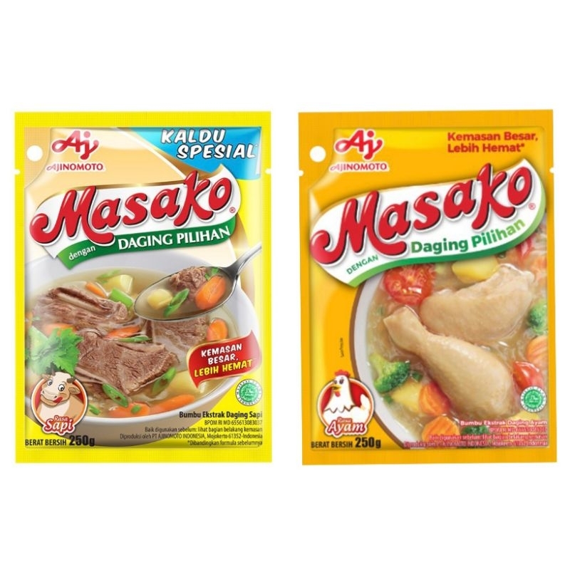

Masako Bumbu Kaldu Penyedap Rasa 250 g
