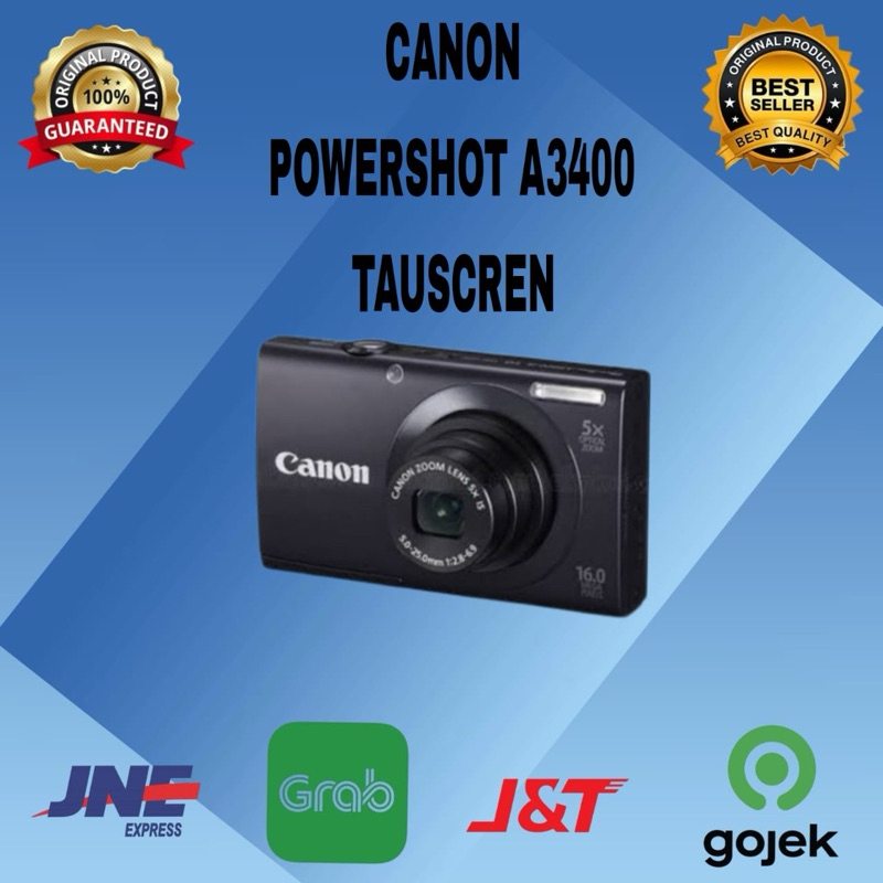 camera canon powershot A3400-white box,camera only