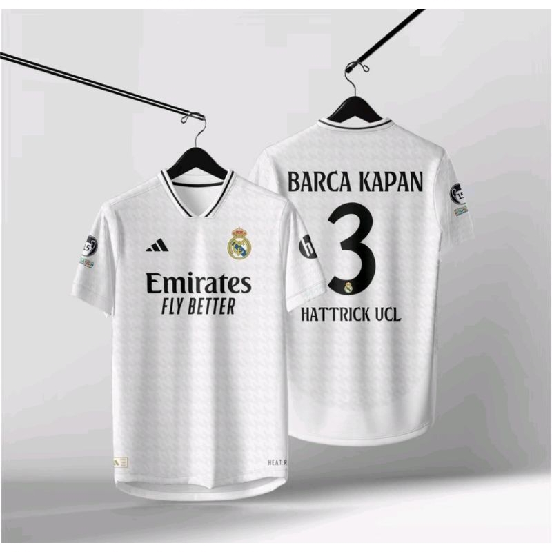 JERSEY MADRID Barca kapan 3 hattrick UCL