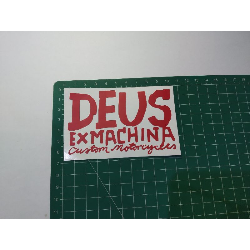 

stiker cutting deus ex machina