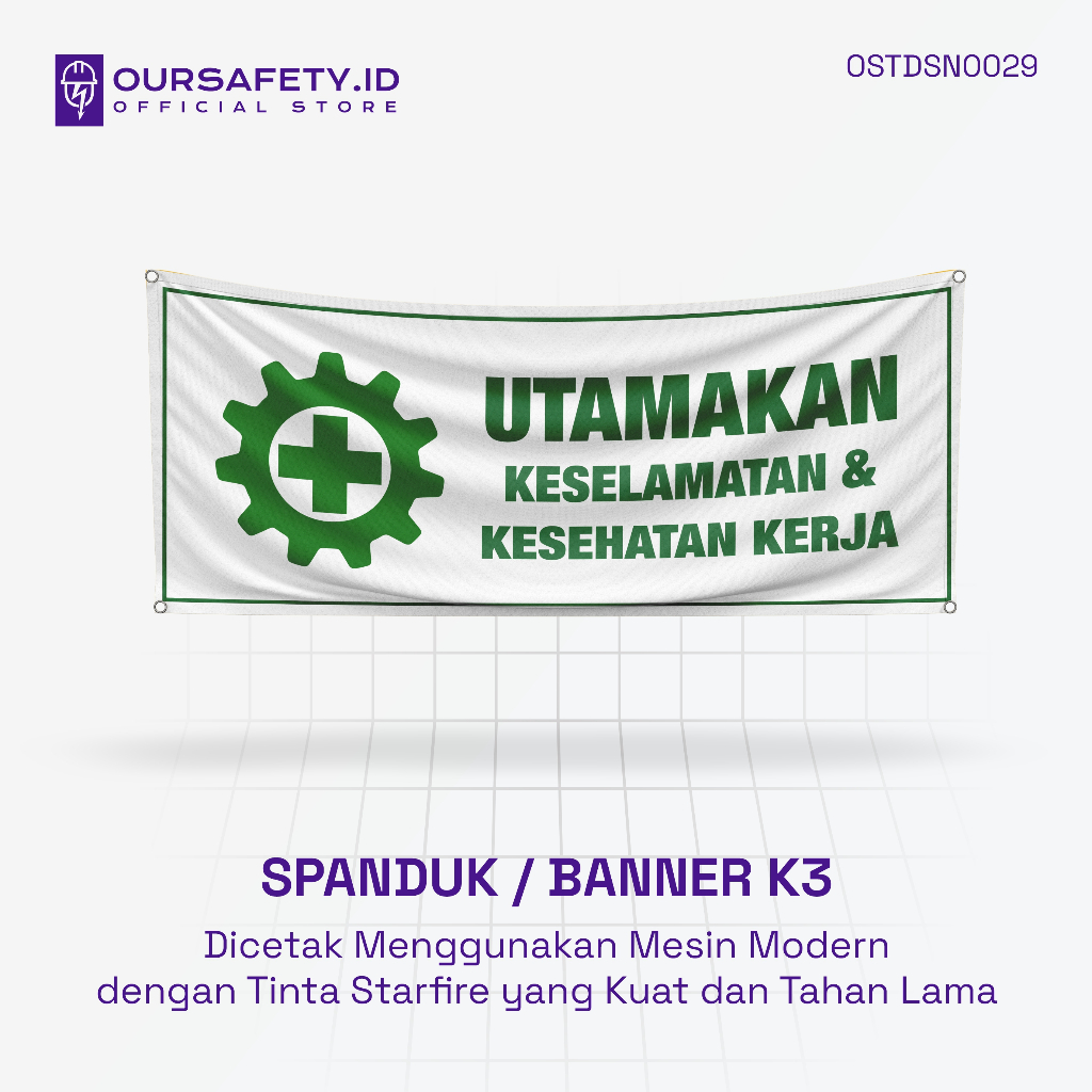 Banner K3 - Spanduk Keselamatan dan Kesehatan Kerja