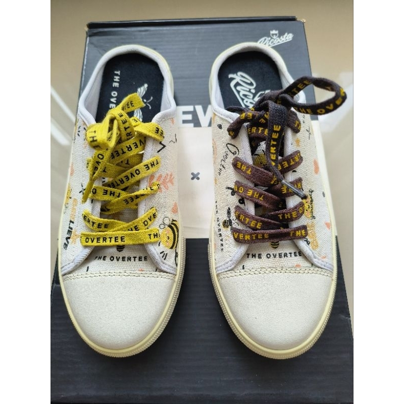 preloved 2x pakai sepatu sneakers wanita ricosta X the overtee