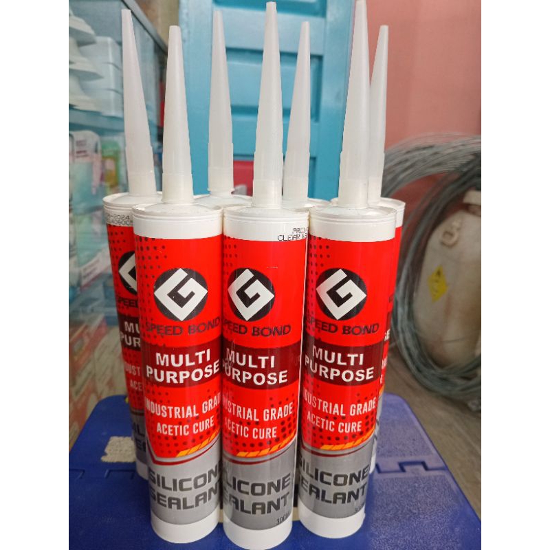 Lem Silikon Botol Lem Kaca Putih Bening Hitam