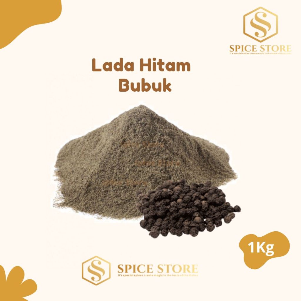 

Spice Store - Bumbu Dapur Bubuk Lada Hitam (1Kg)