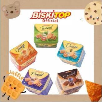 

BISKITOP OFFICIAL - Sandwich Single Aneka Kaleng Kotak 400gr Murah Promo Cuci Gudang Biskuit Kaleng Enak hampers lebaran murah