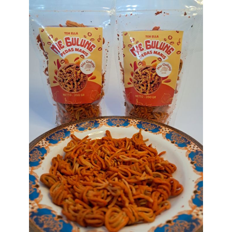 

Mie Gulung teh Ella 200gr renyah dan enak
