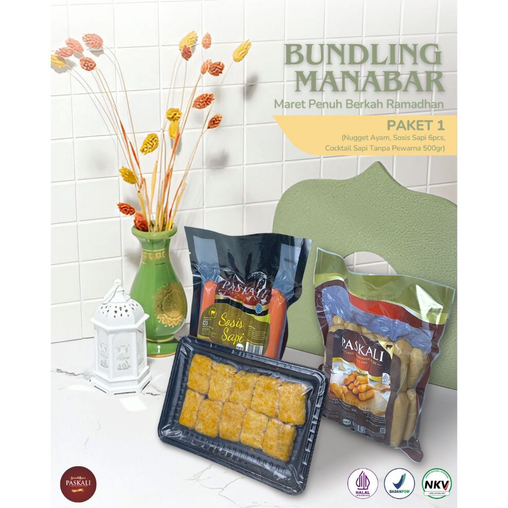 

Paskali Paket Ramadhan Cocktail Sapi Tanpa Pewarna Lengkap Sosis Nugget