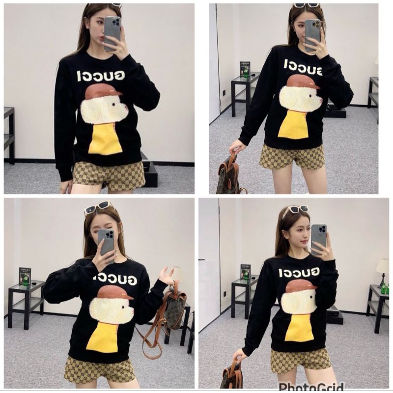 Sweater wanita cotton kaos import