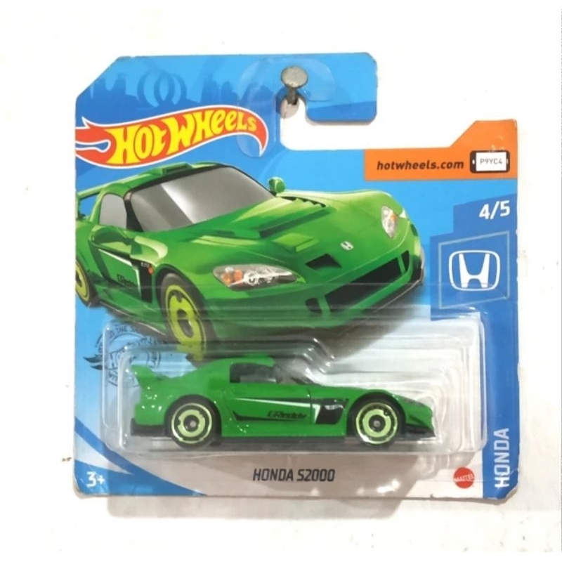 Hot Wheels Honda S2000 Green hijau ijo Short Card