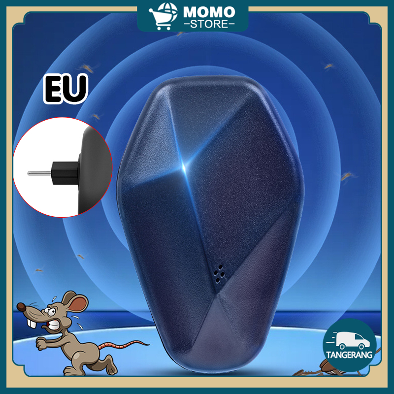 Pengusir Tikus Ultrasonik Anti Tikus Alat Pembasmi Tikus Modern EU Elektrik Pengusir Tikus Portabl