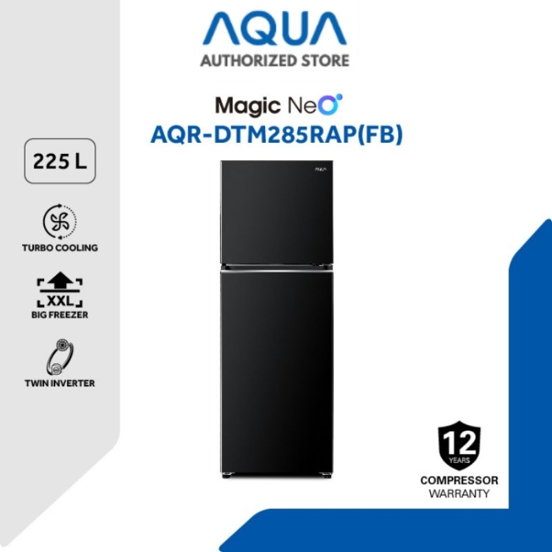 Aqua Kulkas 2 Pintu AQR-DTM285RAP(FB) Garansi Resmi Bandar Lampung