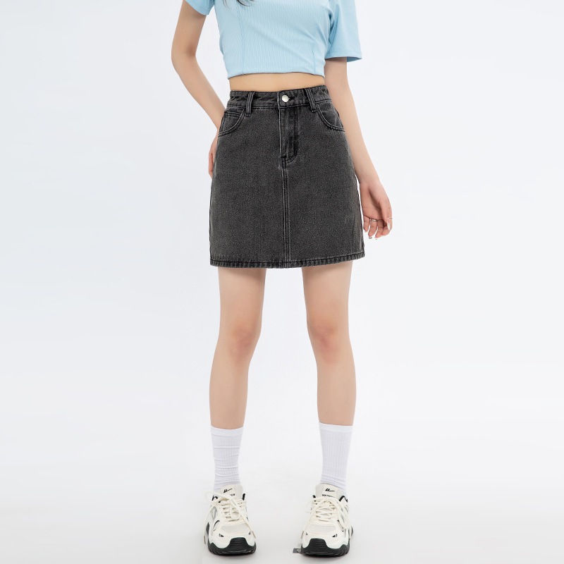 Jeansnjune Skirt Rok Wanita Kekinian Rok Jeans Pendek Premium Korean Style