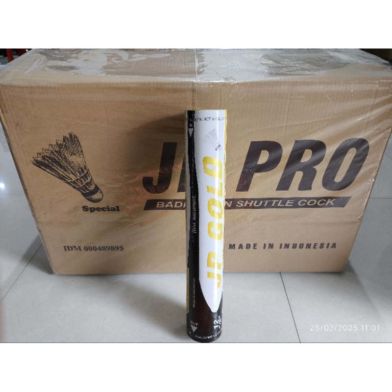 1 Dus Shuttlecock Kok JP GOLD (isi 50 slop)
