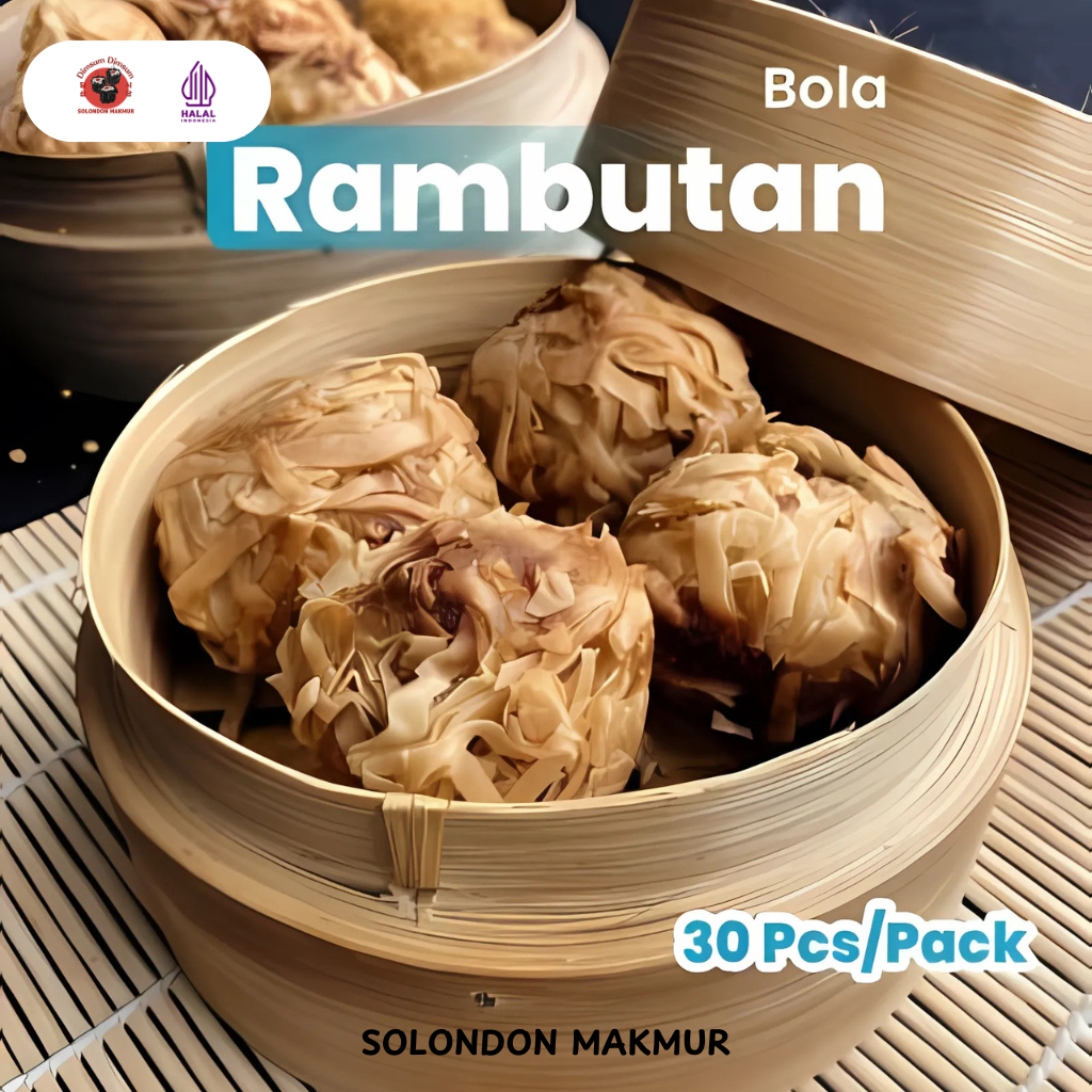 

Spesial Dimsum Bola Rambutan Frozen - Halal & Lezat, 30 Pcs Paket Istimewa!