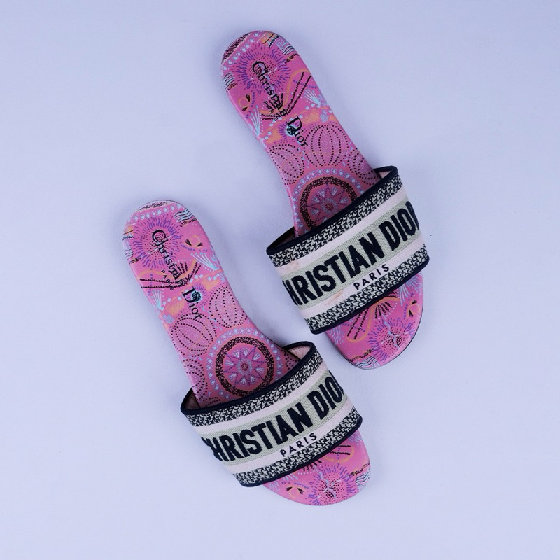 Sandal Dior - casual original sandal flat stylish bergaya untuk sehari hari - preloved
