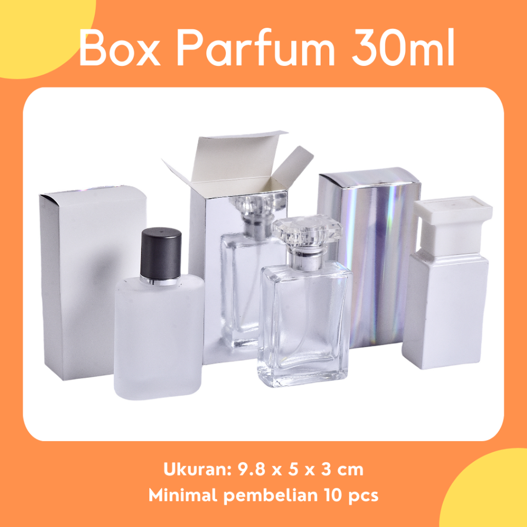 

(10pcs) Box Kemasan Parfum 30ml 35ml Packaging Polos - HRMS CHNL ADG