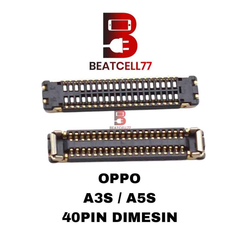 Konektor Lcd Oppo A3s / A5s Connector Lcd 40 Pin