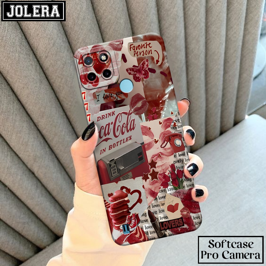 Case Hp Softcase REALME C21Y - Case Hp REALME C21Y - Silikon Hp REALME C21Y - Motif Cartoon Keren - 