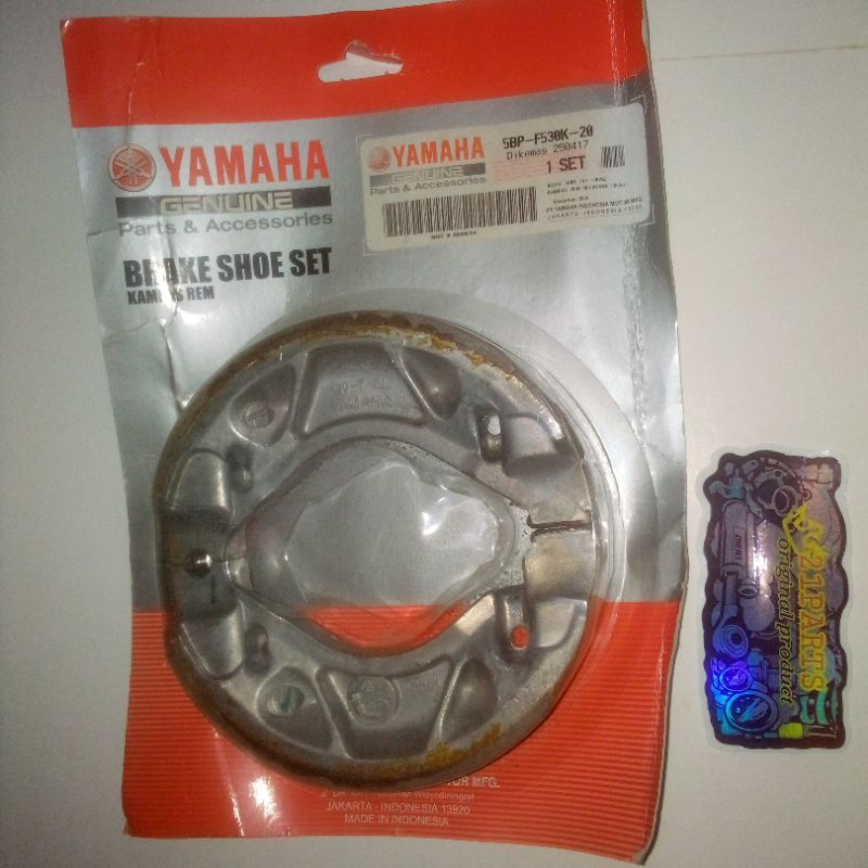 5BP-F530K-20 ORIGINAL BRAKE SHOE COMP RX KING