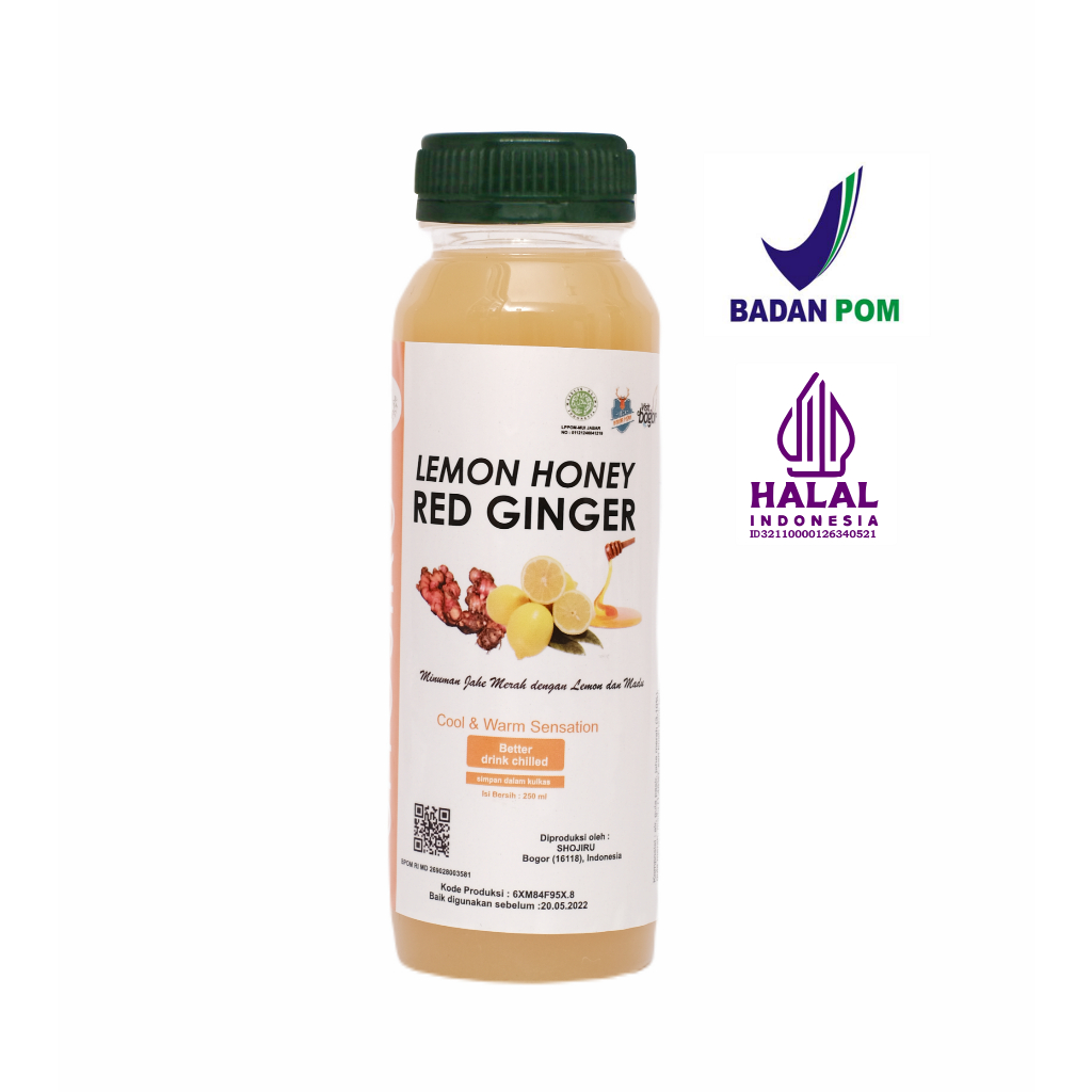 

Shojiru Minuman BOTANIKAL - Lemon Red Ginger Honey Kemasan Botol Plastik 250ml