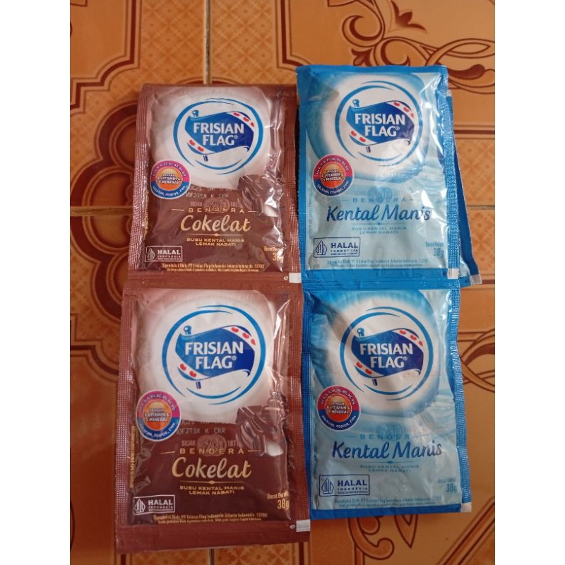 

Frisian flag susu kental renceng isi 6 38g