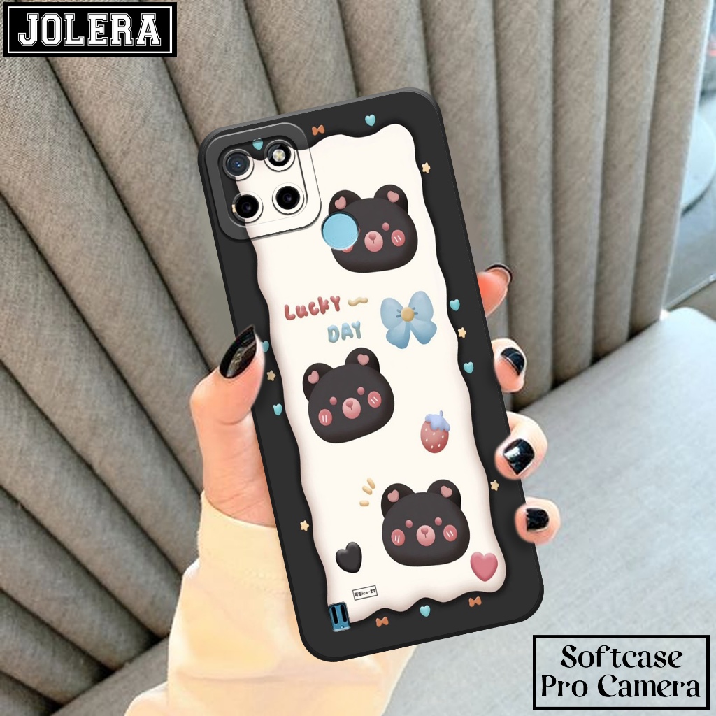 Case Hp Softcase REALME C21Y - Case Hp REALME C21Y - Silikon Hp REALME C21Y - Motif Cartoon Keren - 