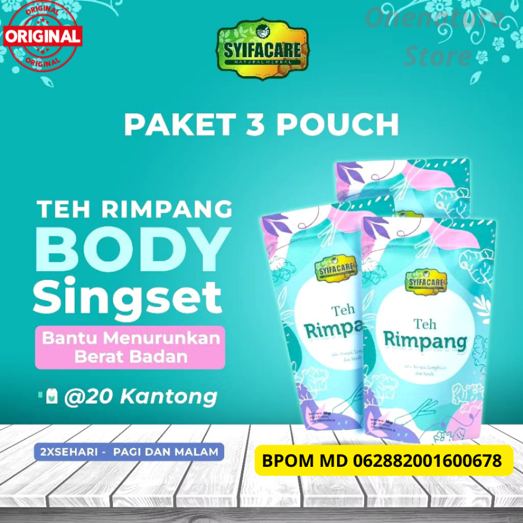 

Paket 3 pcs Teh Rimpang Celup Syifacare Teh Detox JSR Imunitas Ramuan Rempah Rimpang Original BPOM