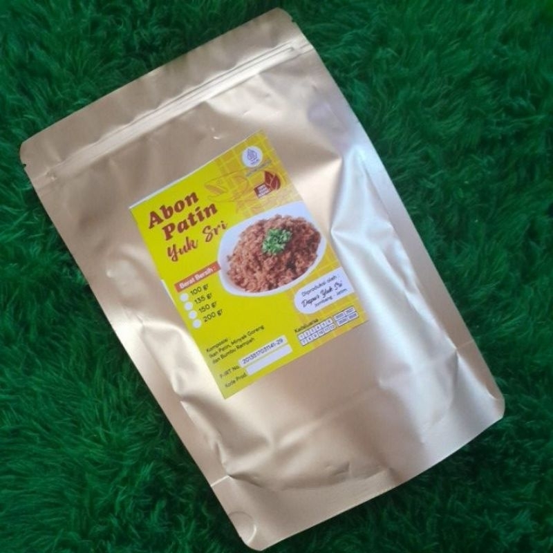 

abon ikan patin ukuran 100 gram