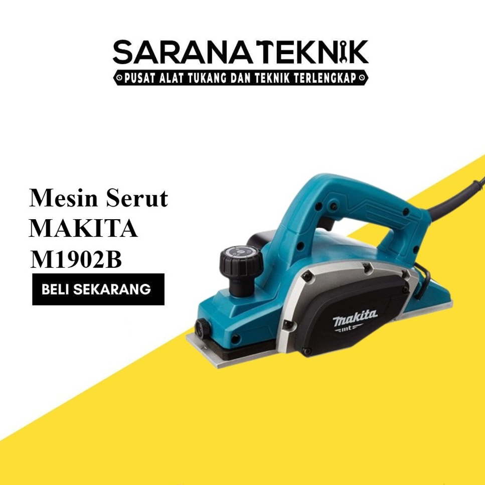 Makita MT Mesin Serut Ketam Kayu M1902B 450Watt Planner Pasah M 1902 B / Mesin Palner Makit M1902b /