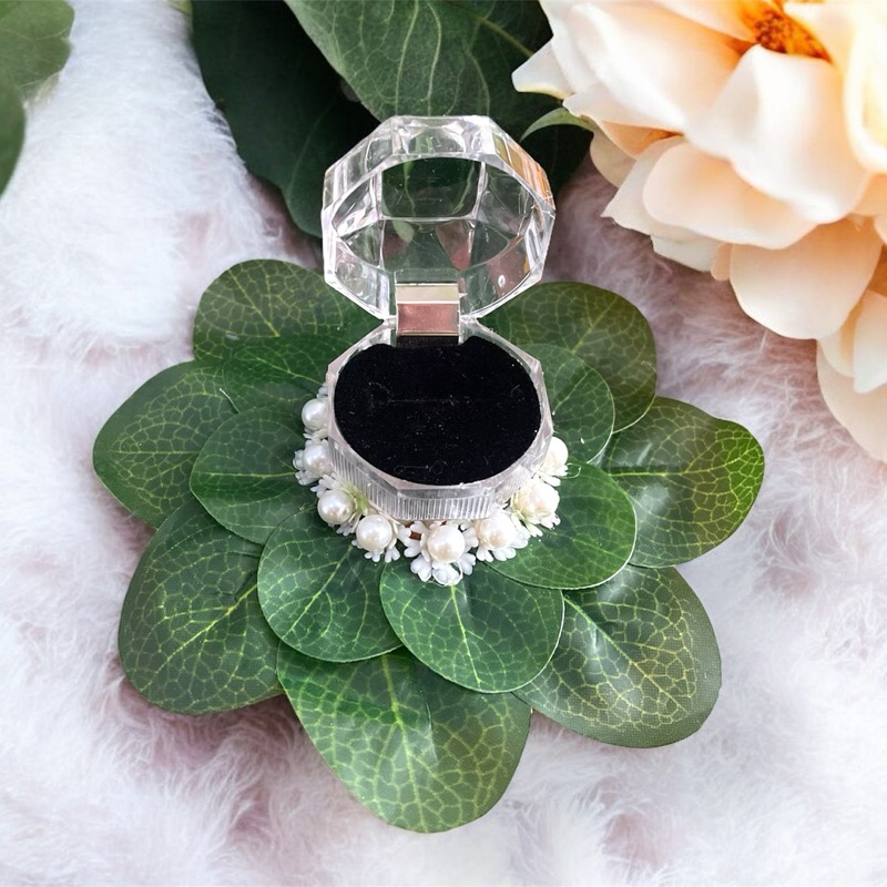 RING BOX BUNGA/ RING BOX SESERAHAN/ RING BOX HADIAH/ KOTAK CINCIN SIMPLE/ KOTAK CINCIN NIKAH/ RING B