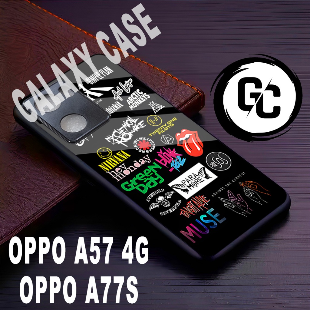 case Hp OPPO A57 /GC23/Motif COWOK/case OPPO A77S /casing OPPO A57/softcase glossy/kesing glitter