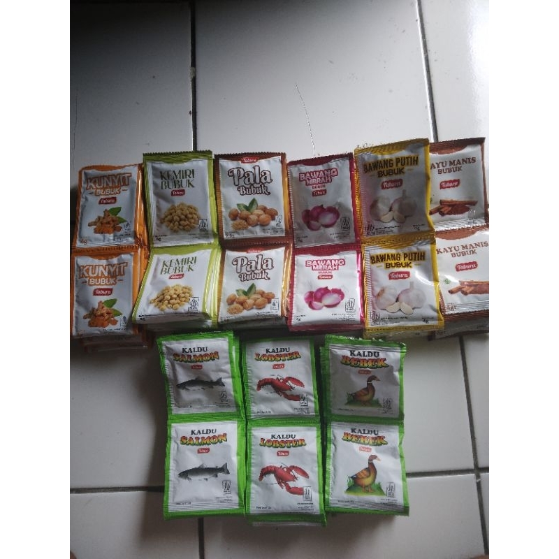 

Tabura Bumbu Instan All Varian Kemasan 1 Renceng isi 12 Sachet