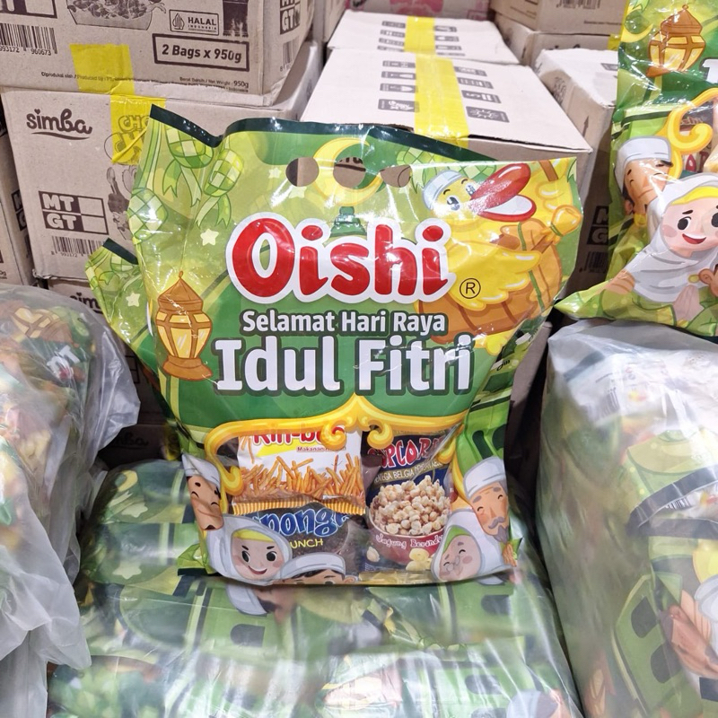 

Oishi paket mix idul fitri 175gram